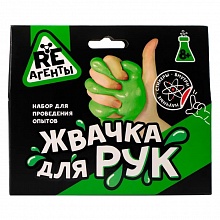 Набор для опытов Re-Агенты Жвачка для рук зеленый EX016T