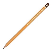 Карандаш чернографитный  4B без ластика шестигранный Koh-i-Noor 1500 