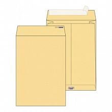 Конверт 250х353 B4 стрип крафт пакет с боковым расширением 120г/м2 LARGEPACK 6306