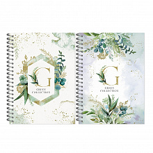 Блокнот для зарисовок 145х200мм 60л Полином Sketchbook Green Collection 3034