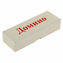 Домино пластиковое в пластиковой коробке Рыжий кот, AN03226