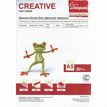 Бумага для офисной техники А5 500л 80г/м2 белизна 100% Крис Creative, Бpr-500 Т/у