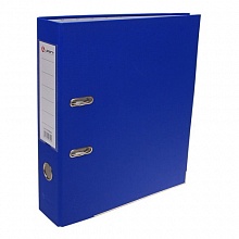 Регистратор 8см синий съемный механизм LAMARK, AF0600-BL