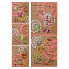 Тетрадь  48л клетка Фруктовый смузи ассорти Проф-Пресс ТМ Collezione, 48-3955