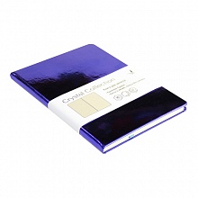 Записная книжка А5 96л Листофф Crystal Collection Космический синий металлизированная иск.кожа КЗКК5962598