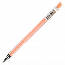 Ручка гелевая 0,8мм оранжевый стержень CROWN Pastel, HJR-500P