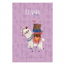 Записная книжка А5 80л клетка Лама КТС-ПРО, С1056-81