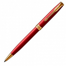 Ручка шариковая поворотный механизм 1мм черный стержень PARKER SONNET Core LaqRed GT M 1931476/K539