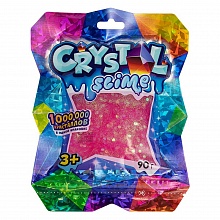 Слайм 90гр розовый Crystal slime ВОЛШЕБНЫЙ МИР S300-1