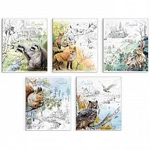 Тетрадь  48л клетка Дикая природа Феникс 49537