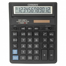 Калькулятор настольный 12 разрядов CITIZEN SDC-888/888TII