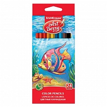 Карандаши  24 цв. шестигранные Erich Krause ArtBerry, 32880