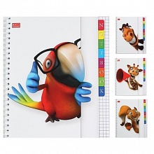 Тетрадь спираль  96л клетка Ку-ку Полином, 2362-96