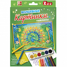 Набор для рисования Волшебные Картинки Павлины Луч 26С1589-08