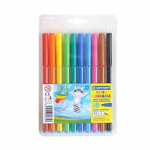 Фломастеры 10 цветов Centropen Superwashable 7770/10