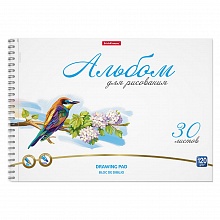 Альбом для рисования А4 30л спираль Birds Erich Krause, 58579