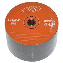 Диск CD-RW 700MB 4-12x 50шт (цена за 1 шт) VSCDRWB5001