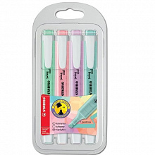Набор текстовыделителей 4цв STABILO SWING COOL PASTEL, 275/4-08
