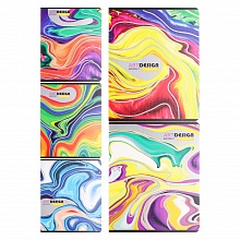 Тетрадь  48л клетка Размытая абстракция ассорти Проф-Пресс ТМ Collezione, 48-3285