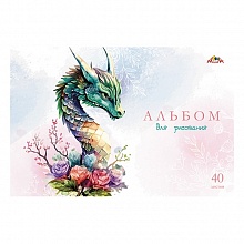 Альбом для рисования А4 40л скоба Дракон КТС-ПРО, С1184-49