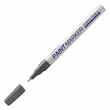 Маркер-краска 1мм серебро нитро-основа металлический корпус Extra Fine Paint Marker MunHwa, EFPM-06