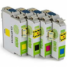 Картридж T0735 CACTUS комплект 4х11мл для Epson C79/ 110/ 3900/ 4900/ 5900/ 6900/ 7300/ 8300/ 9300