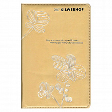 Ежедневник недатированный 140х210мм 112л Silwerhof кожзам, 761116