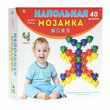 Мозаика для малышей Напольная 40 деталей, мини Рыжий кот М-0718