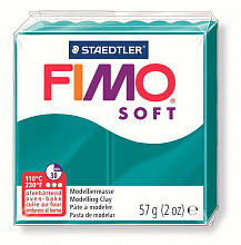 Пластика запекаемая 57г темная бирюза Staedtler Fimo Soft, 8020-36