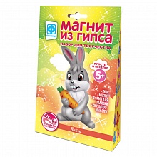 Магнит из гипса Лесные жители. Зайка Фантазер, 707531