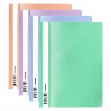 Скоросшиватель пластиковый А4 ассорти Matt Pastel Bloom Erich Krause, 61129