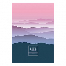 Записная книжка А5 96л клетка спираль Горный пейзаж КТС-ПРО, С0598-62