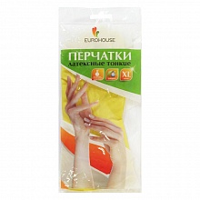 Перчатки латексные XL, EuroHouse, 3697