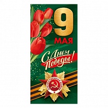 Открытка евро С Днем Победы ИП 66.294.00  