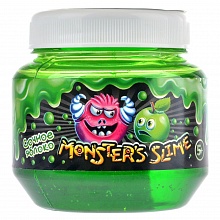 Слайм 250мл сочное яблоко Monster's Slime Fluffy KiKi, SCB001
