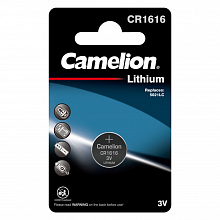 Элемент питания CR1616 Camelion в блистере 1шт