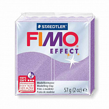 Пластика запекаемая 57г перламутровый лиловый Staedtler Fimo Effect, 8020-607