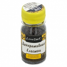Блестки для декора 20г графитовый Love2art, GFC-128 22