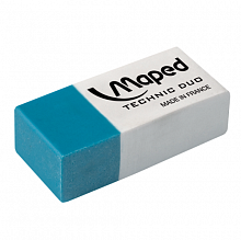 Ластик 10х20х40мм для чернил и карандаша MAPED Technic Duo 511710