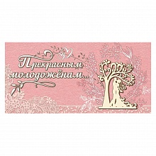 Открытка конверт для денег Прекрасным молодоженам Праздник, 7100974
