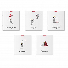 Тетрадь  48л клетка Dreams of Love Erich Krause, 52952