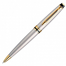 Ручка шариковая с поворотным механизмом Waterman Expert 3 Stainless Steel CT M синий 1мм S0952000