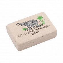 Ластик 31х21х8мм белый/цветной Koh-I-Noor Elephant 300/60