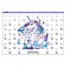 Папка-конверт на молнии А4 Dream Unicorn Erich Krause, 55335