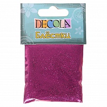Блестки для декора 20г индиго 0.3мм Decola W041-214-0,3
