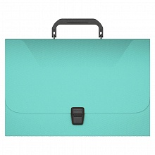 Портфель пластиковый А4 мятный Matt Pastel Mint Erich Krause, 53518
