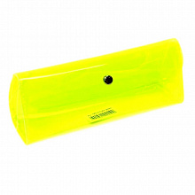 Пенал-косметичка 18,5х7,3см пластик светло-зеленый Доминанта Neon ISP009/light-green