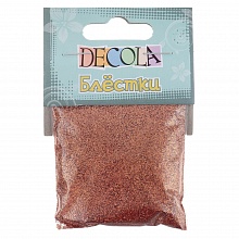 Блестки для декора 20г античное золото 0.1мм Decola W041-204-0,1