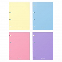 Тетрадь со сменным блоком 80л А4 ассорти Pastel Erich Krause, 50165