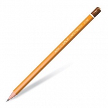 Карандаш чернографитный  7H без ластика шестигранный Koh-i-Noor 1500 